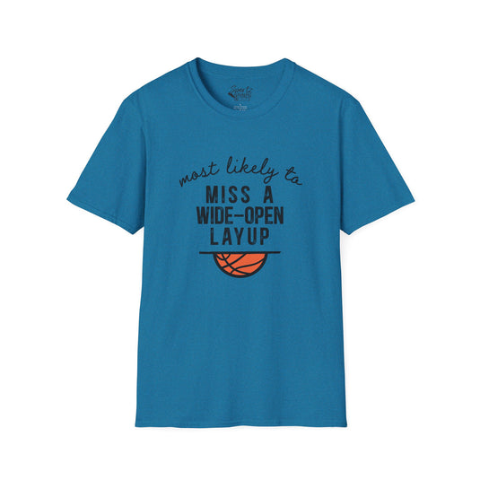 Most Likely To Basketball Adult Unisex Basic T-Shirt