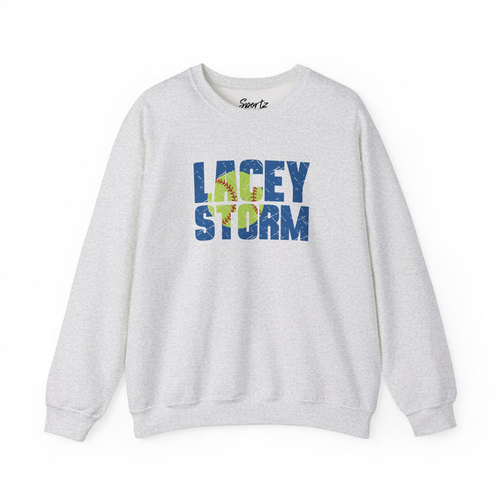 Lacey Storm Unisex Adult Crewneck Sweatshirt - Softball Design