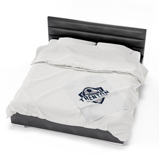 Trenton Soccer Association Velveteen Plush Blanket