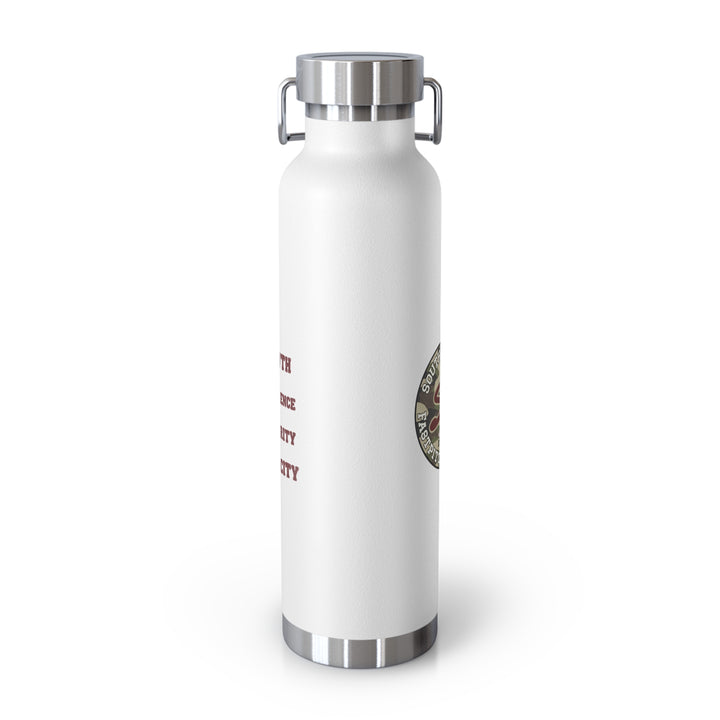 Southern Grit Copper Vacuum Insulated Bottle 22oz w/Both Logos
