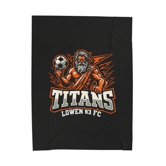 SBL Titans Velveteen Plush Blanket