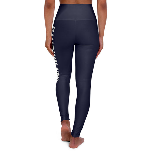 Iron Knights Women's High Waisted Yoga Leggings - Dark Navy