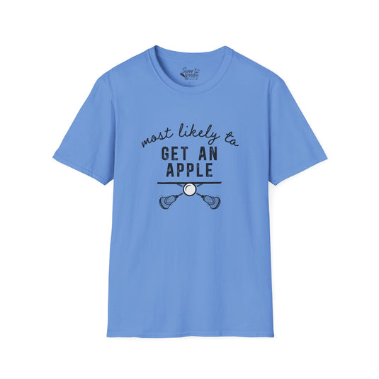 Most Likely To Lacrosse Adult Unisex Basic T-Shirt