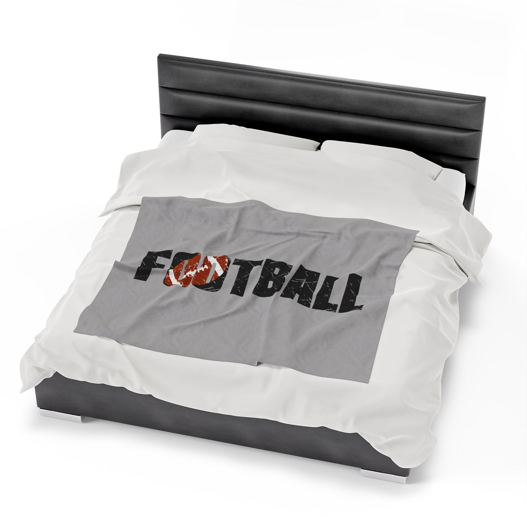 Football Plush Blanket