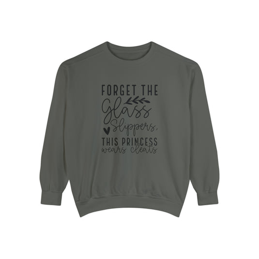 Forget the Glass Slippers Lacrosse Adult Unisex Premium Crewneck Sweatshirt