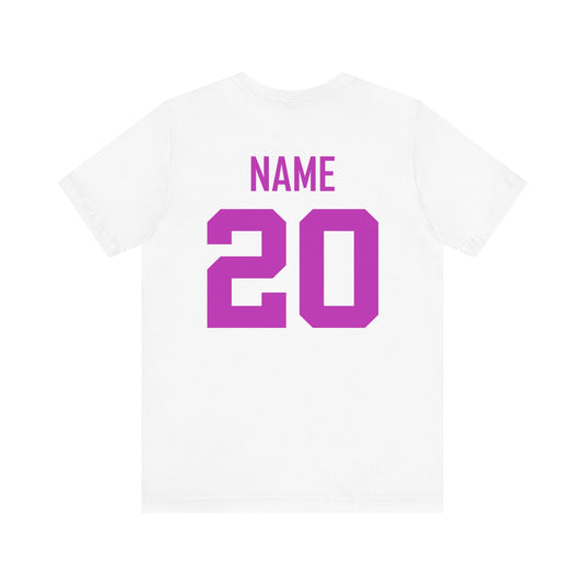 Latrobe Boys Soccer Unisex Adult Basic T-Shirt - Breast Cancer Design