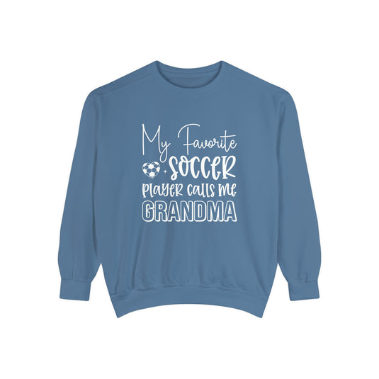 My Favorite Soccer Player (Grandma Version) Adult Unisex Premium Crewneck Sweatshirt