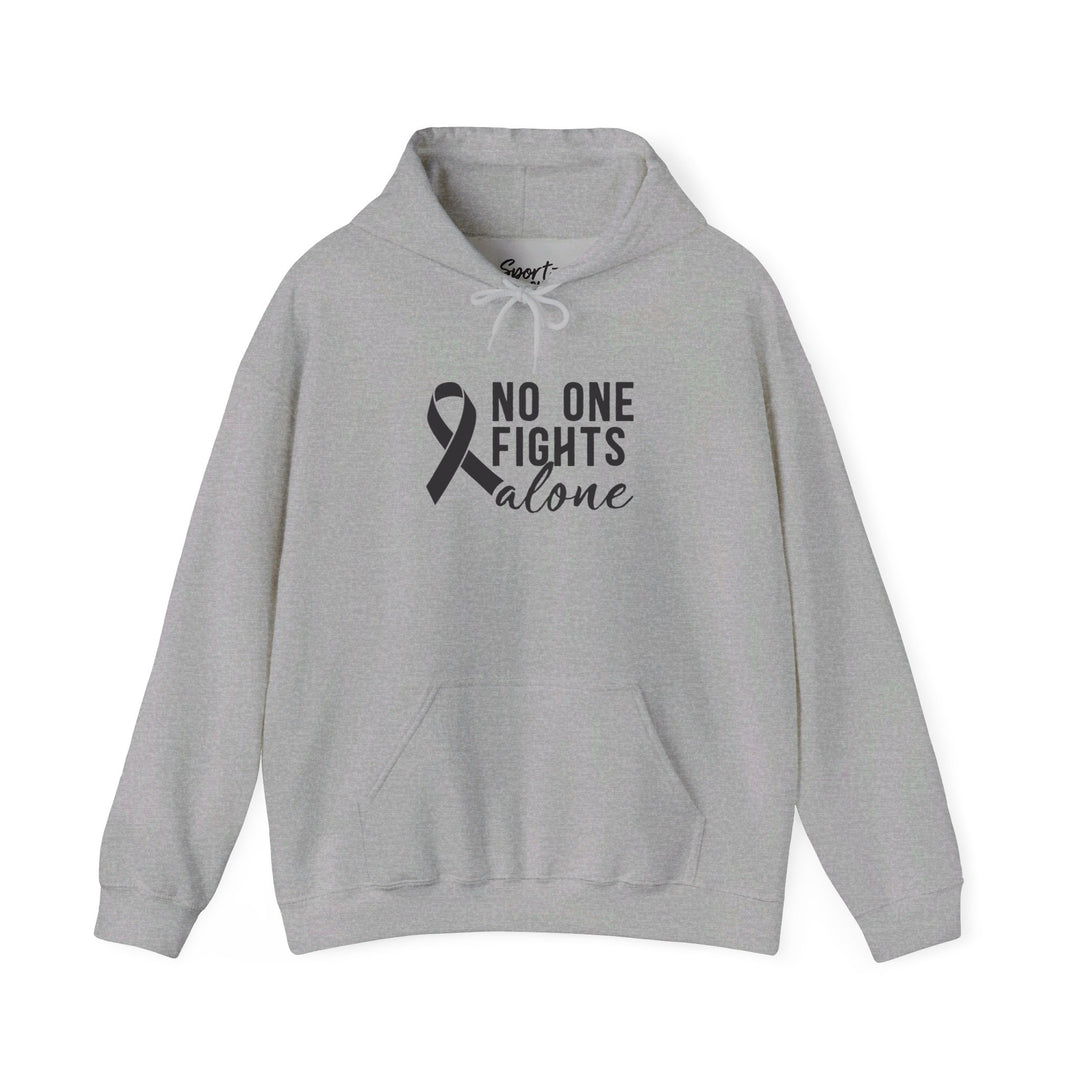 No One Fights Alone Adult Unisex Hooded Sweatshirt