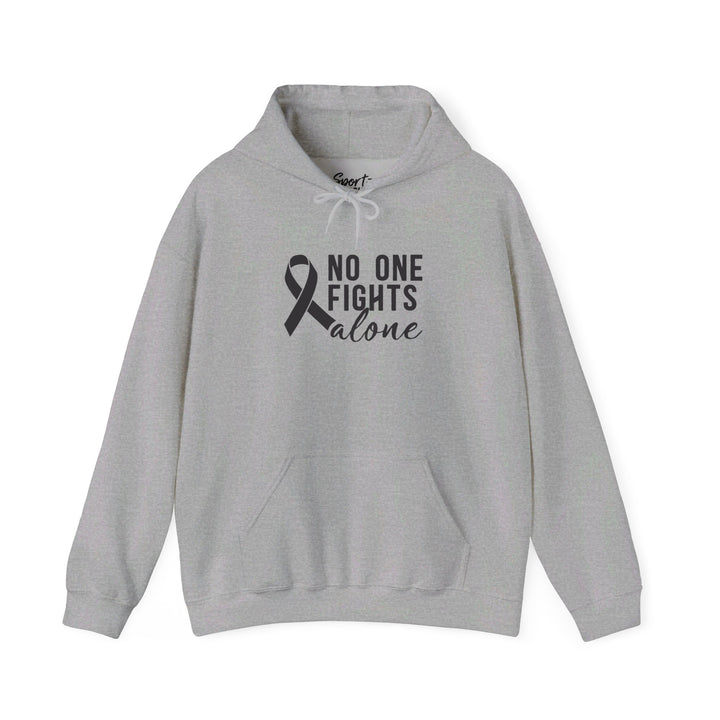No One Fights Alone Adult Unisex Hooded Sweatshirt
