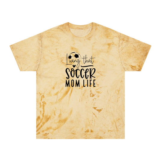 Living That Soccer Mom Life Adult Unisex Colorblast T-Shirt