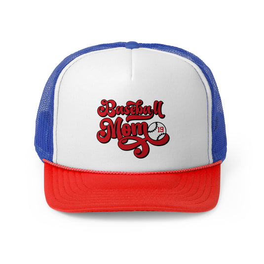 Baseball Mom Personalized Trucker Hat