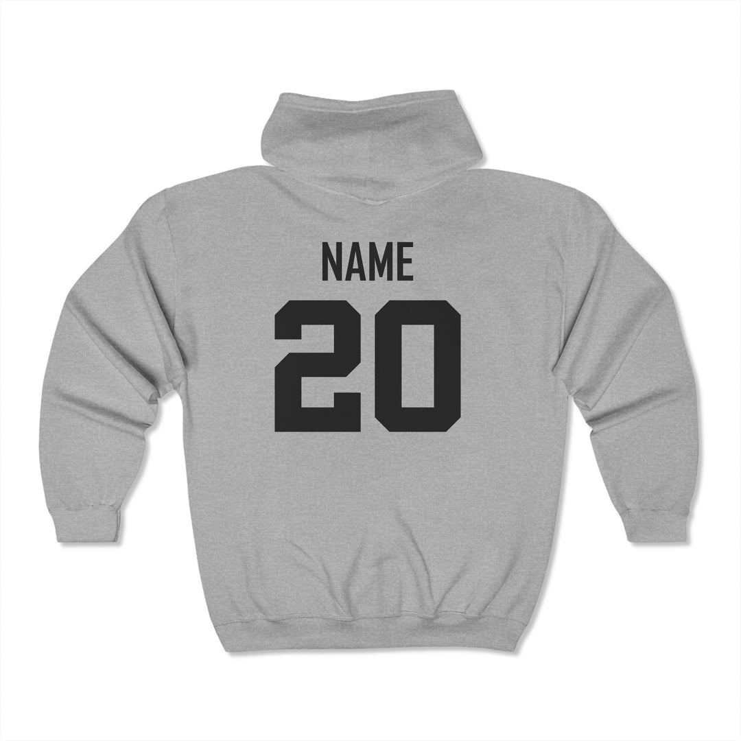 Unisex Adult Full Zip Hooded Sweatshirt - DTG