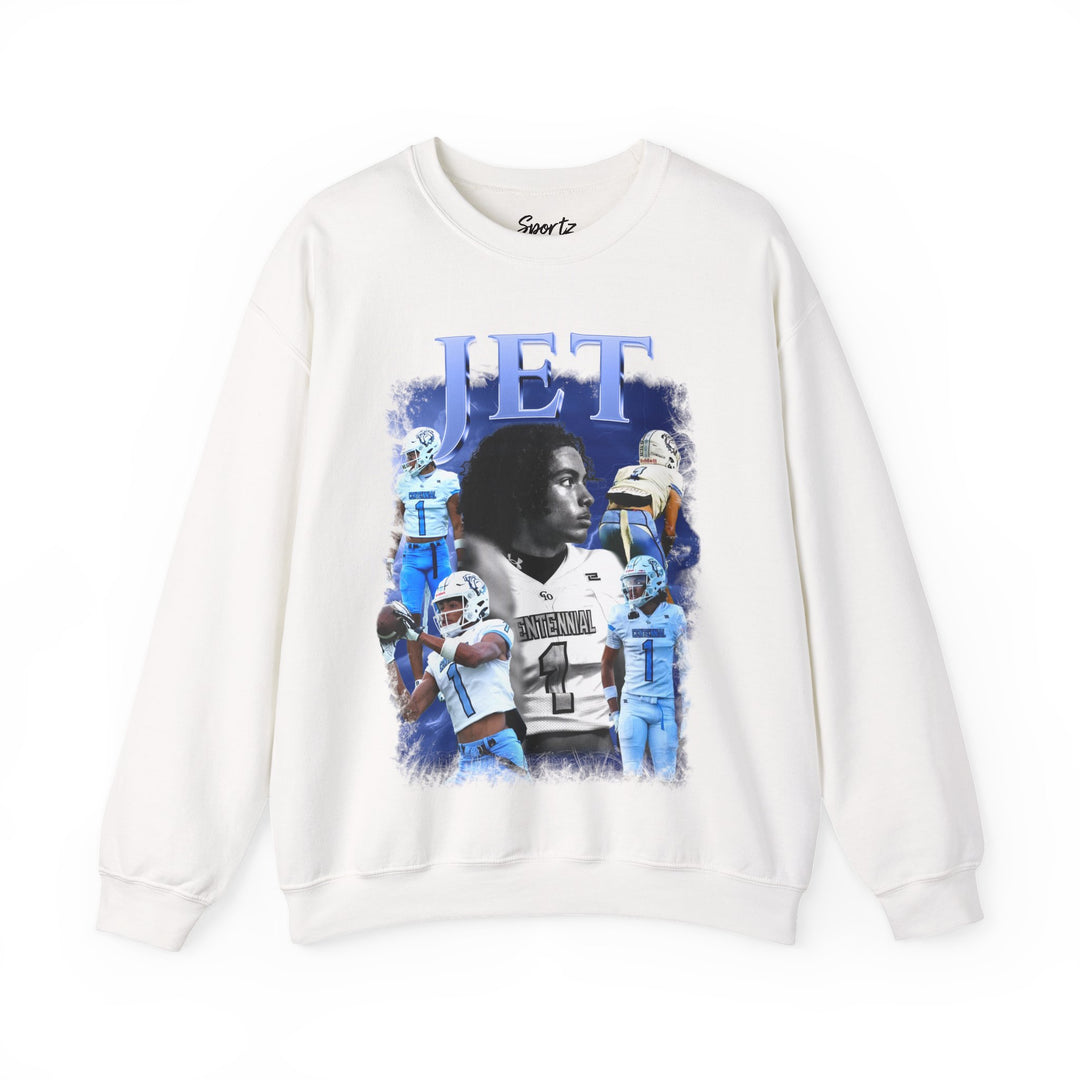 Picture Fusion Design - Unisex Adult Basic Crewneck - Jet Design