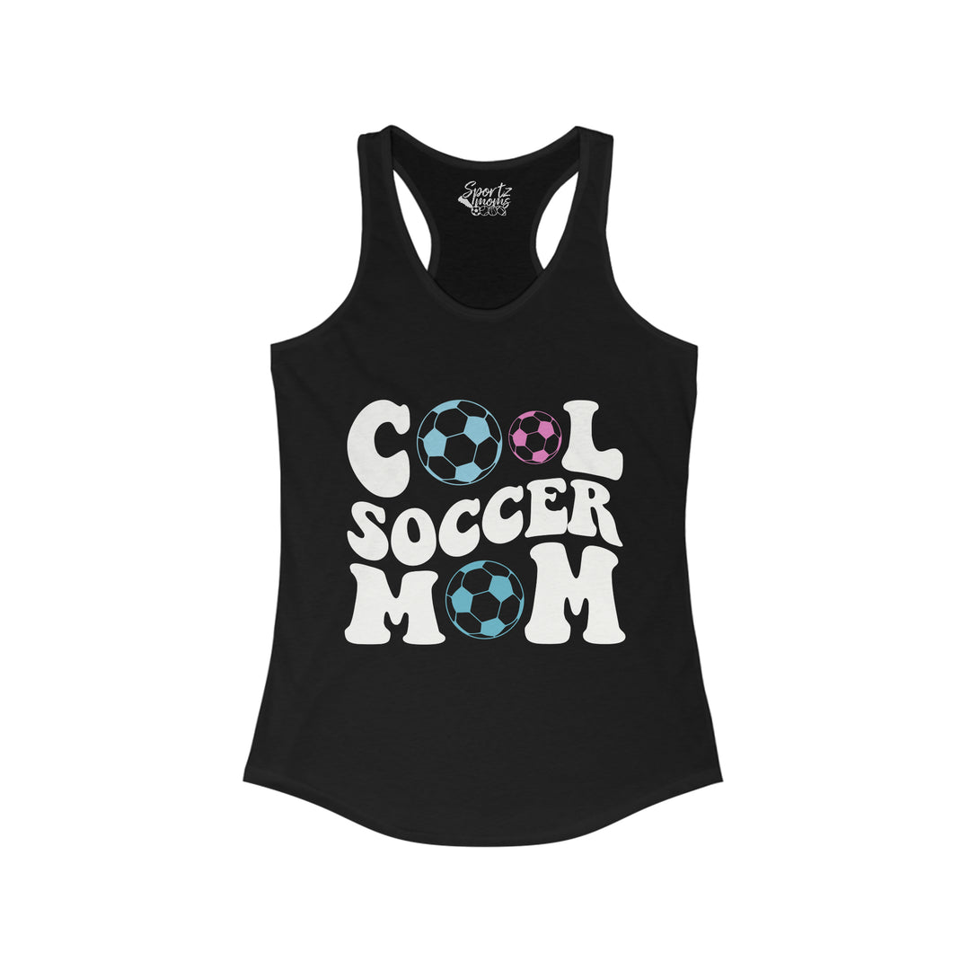 Cool Soccer Mom Adult Women's Racerback Tank