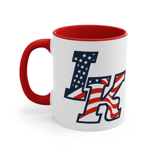 Iron Knights 11 oz Accent Mug - Flag Design