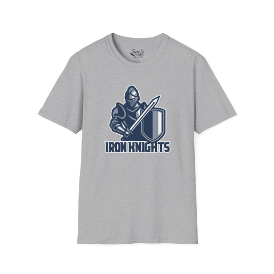 Iron Knights Basic Adult Unisex T-Shirt - Knight Design