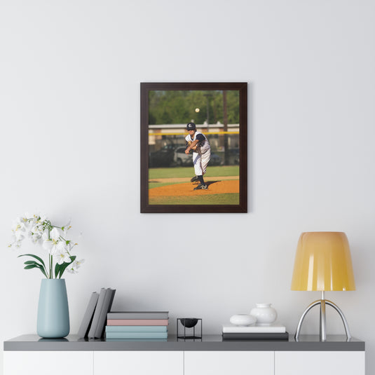 Quick Slants Photography Framed Vertical Poster