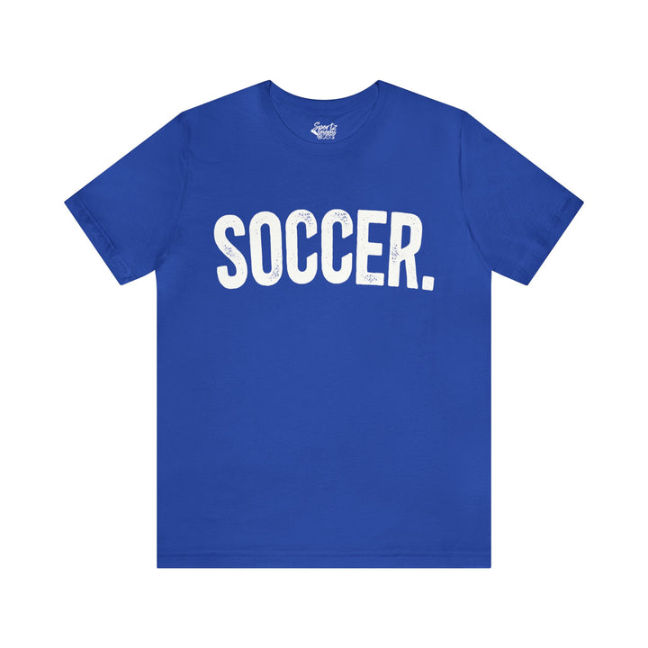 Rustic Design Soccer Adult Unisex Mid-Level T-Shirt