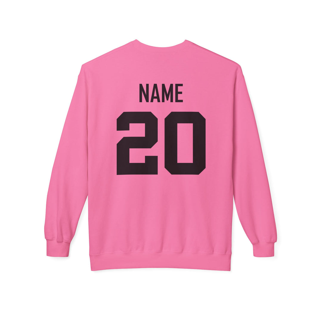 Unisex Adult Midweight Fleece Crewneck Sweatshirt Color Options 2