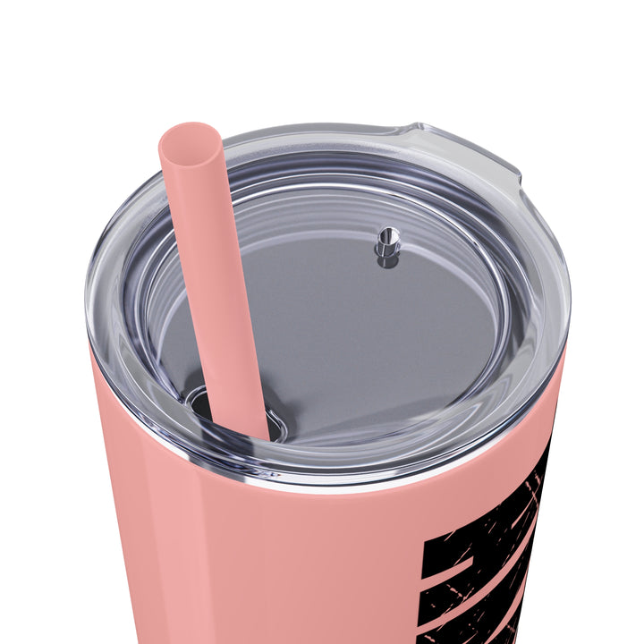 Gymnastics 20oz Skinny Tumbler with Straw w/Custom Name