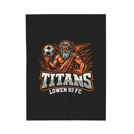 SBL Titans Velveteen Plush Blanket