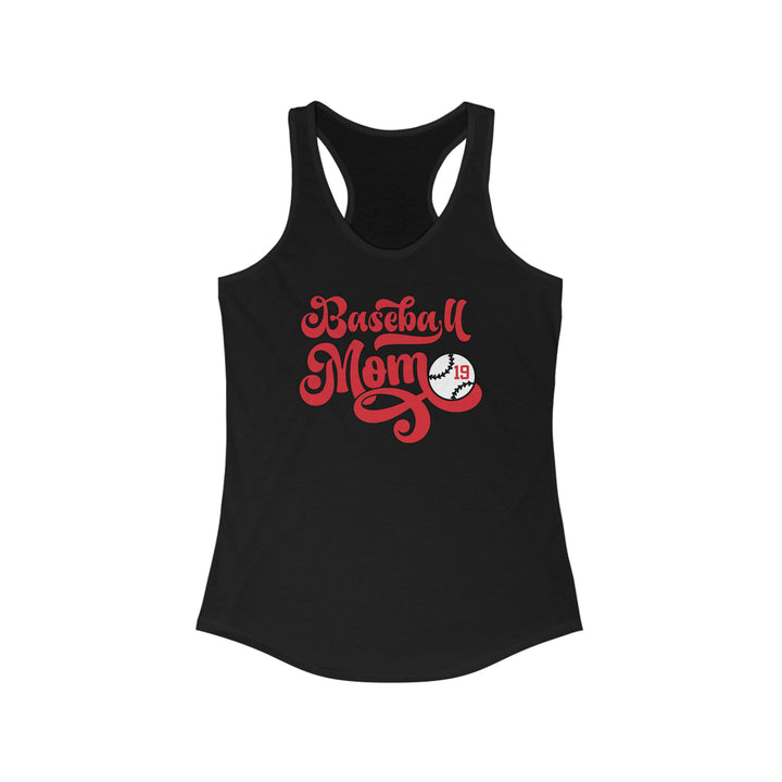 Baseball Mom Personalized Women's Racerback Tank
