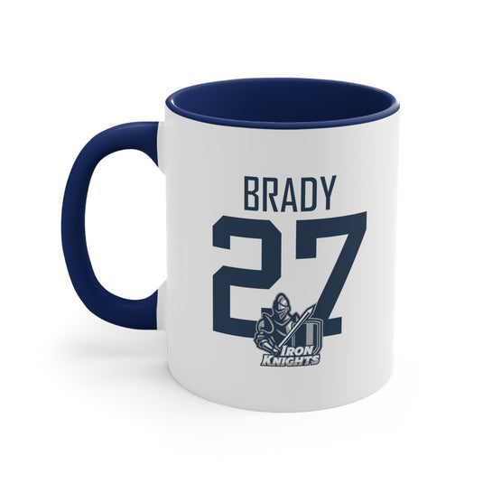 Iron Knights 11 oz Accent Mug - Last Name & Knight Design