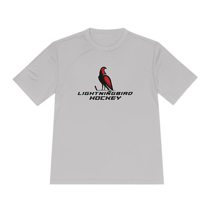 Wheeling Lightningbirds Unisex Adult Moisture Wicking T-Shirt - Hockey Design