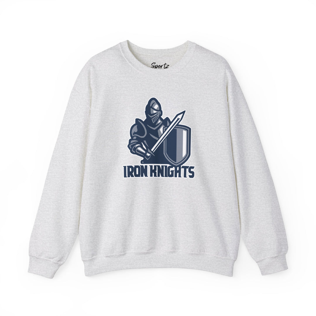 Iron Knights Adult Unisex Crewneck Sweatshirt W/Knight Logo Only