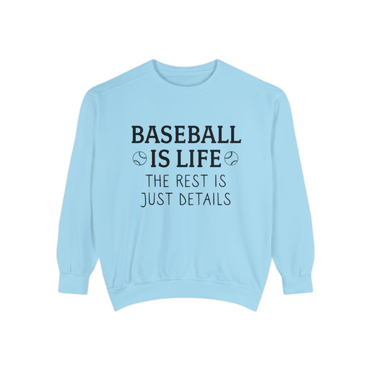 Baseball is Life Adult Unisex Premium Crewneck Sweatshirt