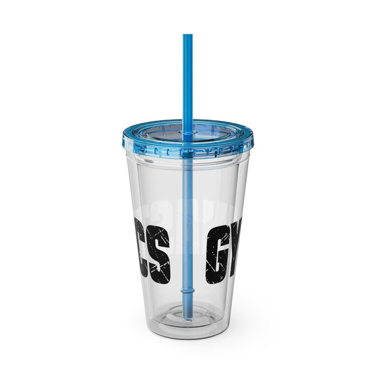 Gymnastics 16 oz Sunsplash Tumbler with Straw