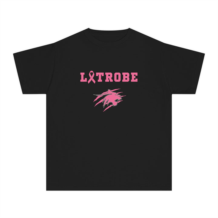 Latrobe Boys Soccer Unisex Youth Premium T-Shirt - Cancer Design