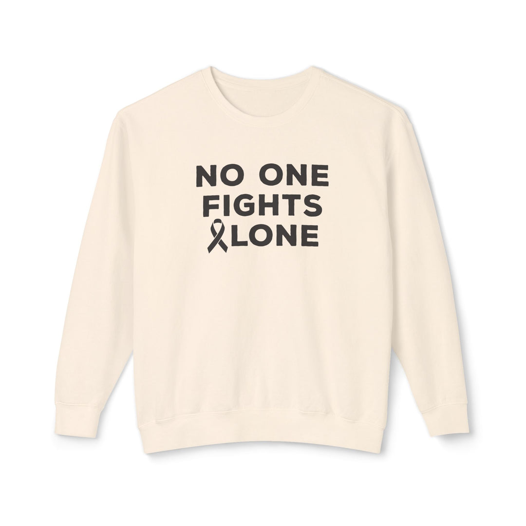 No One Fights Alone Adult Unisex Premium Crewneck Sweatshirt