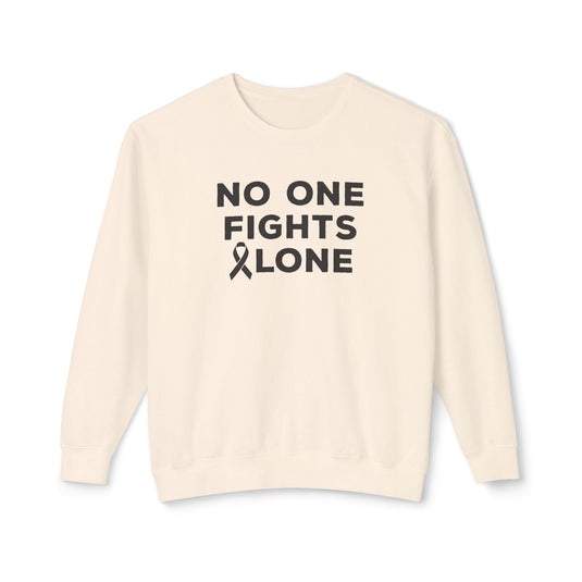 No One Fights Alone Adult Unisex Premium Crewneck Sweatshirt