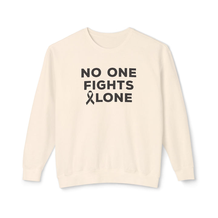 No One Fights Alone Adult Unisex Premium Crewneck Sweatshirt