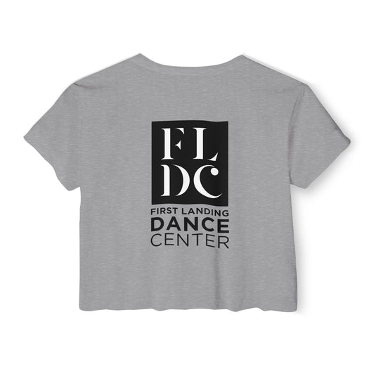 First Landing Dance Center Women's Mid-Level Cropped T-shirt