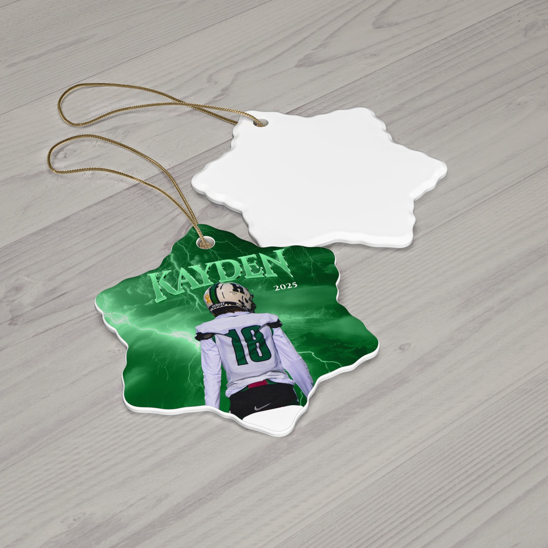 Fusion Design Ceramic Ornament