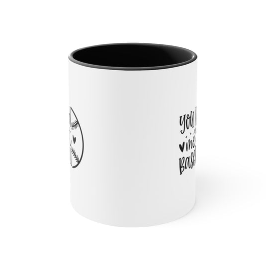 You Had Me at Baseball 11oz Accent Mug