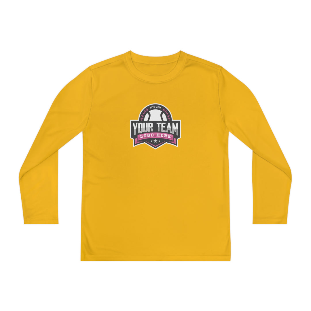 Unisex Youth Long Sleeve Competitor Moisture Wicking Shirt
