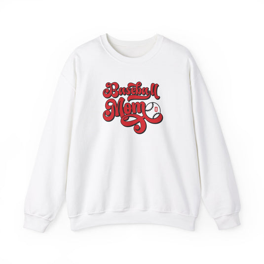 Baseball Mom Personalized Adult Unisex Basic Crewneck Sweatshirt