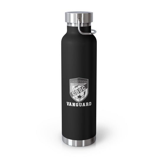 College Station Soccer Club Vanguard Copper Vacuum Insulated Bottle 22oz w/Custom Name