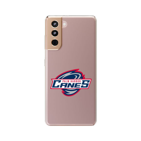 Palm Harbor Lady Canes Clear Phone Case