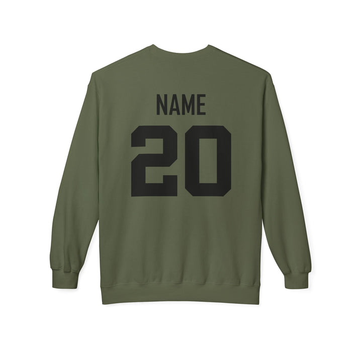 Unisex Adult Midweight Fleece Crewneck Sweatshirt Color Options 1