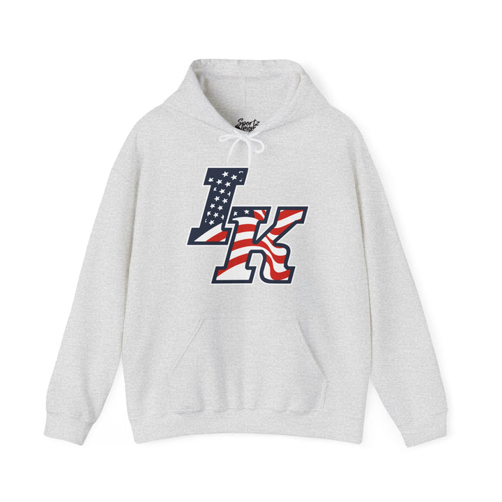 Iron Knights Adult Unisex Hooded Sweatshirt w/Flag Design
