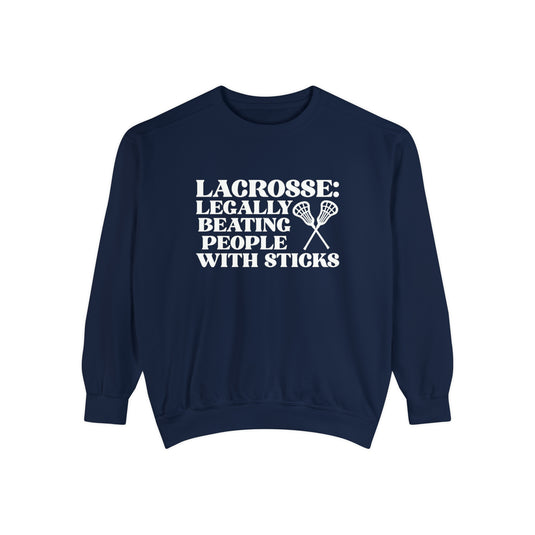 Lacrosse Legally Adult Unisex Premium Crewneck Sweatshirt