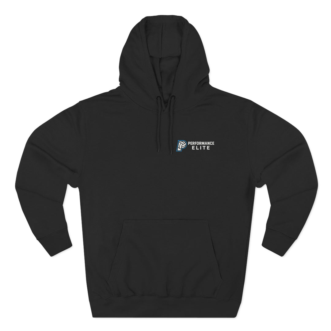 Performance Elite Unisex Adult Mid-Level Hooded Sweatshirt w/Front & Back Logo