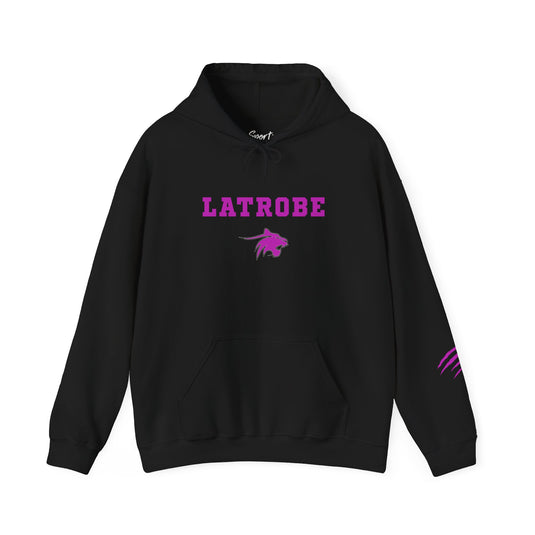 Latrobe Boys Soccer Unisex Adult Basic Hooded Sweatshirt - Cancer Design