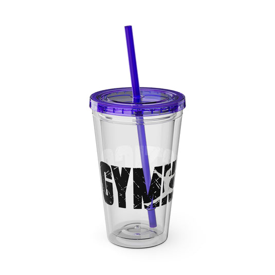 Gymnastics 16 oz Sunsplash Tumbler with Straw