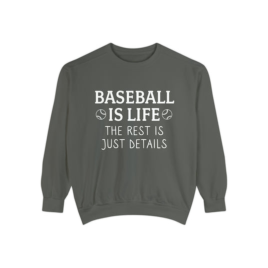 Baseball is Life Adult Unisex Premium Crewneck Sweatshirt