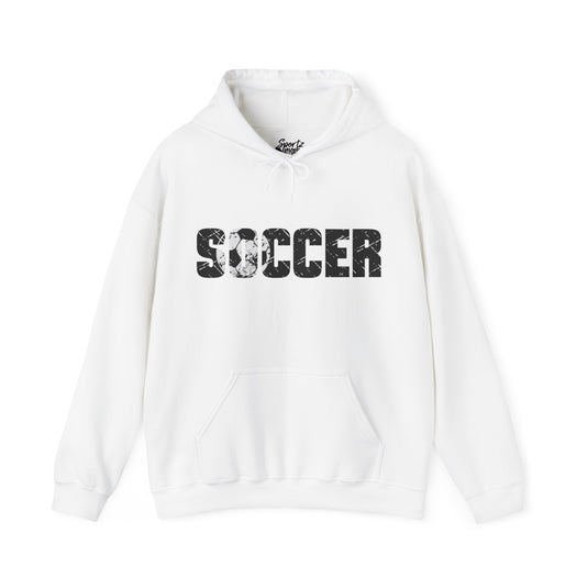 Soccer Adult Unisex Basic Hooded Sweatshirt